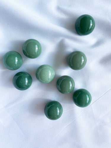 Green Aventurine Spheres