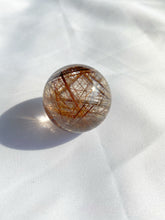 Load image into Gallery viewer, Energizing Red Rutilated Quartz Sphere