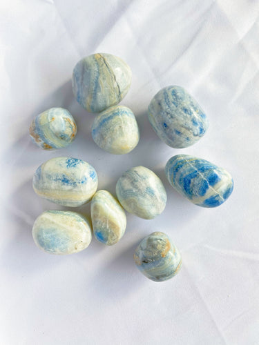 Blue Scheelite Tumble