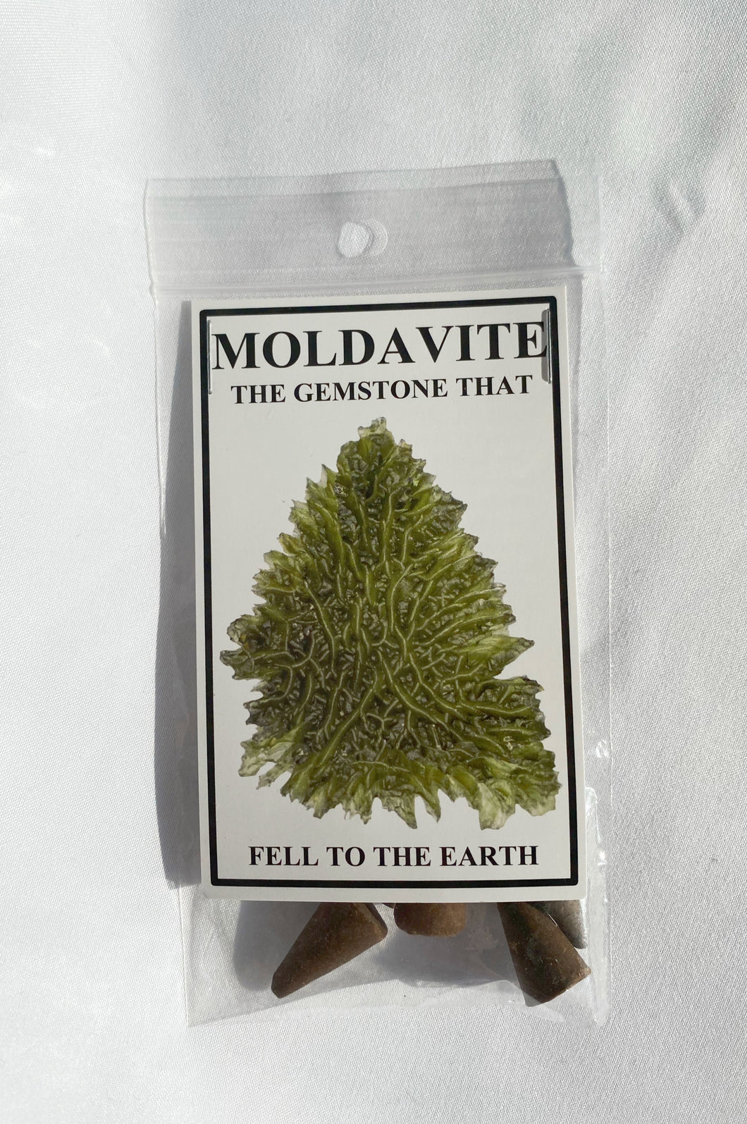 Moldavite Incense Cones