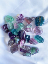Load image into Gallery viewer, Rainbow Flourite Tumble