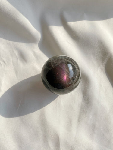 Purple sunset Labradorite Sphere